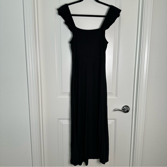 Boden Frill Detail Jersey Midi Dress size 6 pockets - Picture 5 of 7